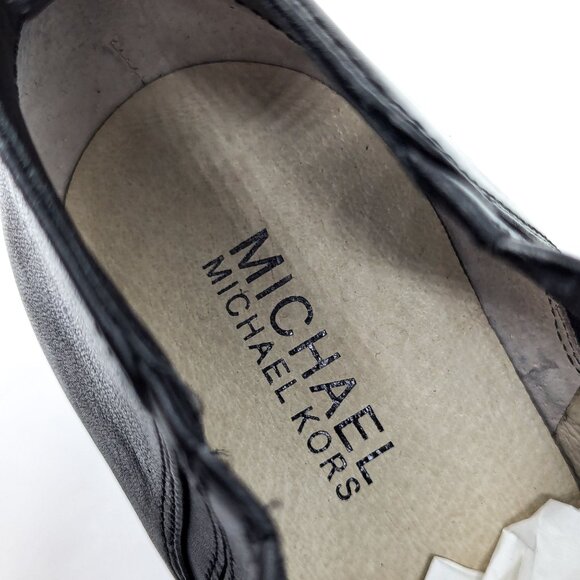 Michael Kors Women Black Leather Western Low Chelsea ankle boots size 11 - Picture 8 of 10